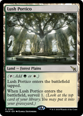 Portique luxuriant