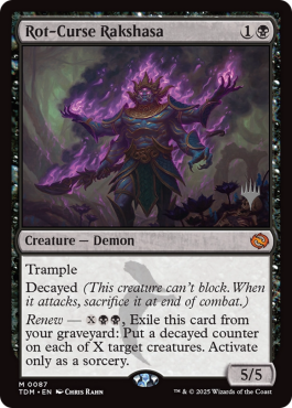 Rakshasa de malédiction de putréfaction