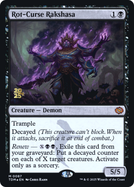 Rakshasa de malédiction de putréfaction