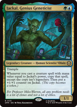 ** Jackal, Genius Geneticist