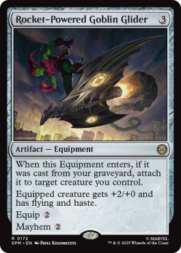 ** Rocket-Powered Goblin Glider