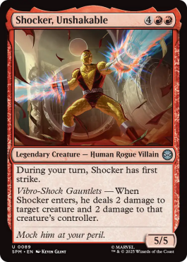 Shocker, inébranlable