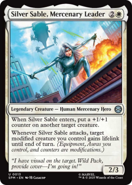** Silver Sable, Mercenary Leader