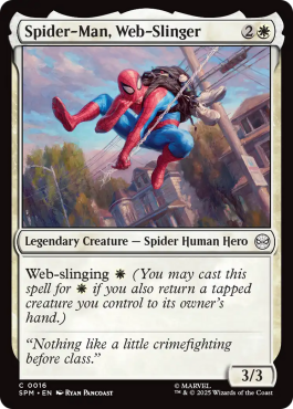 Spider-Man, le lanceur de toile