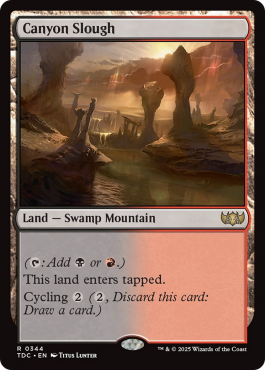 Canyon croupissant