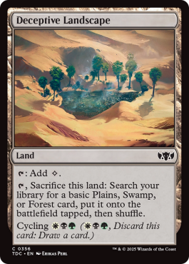 Paysage trompeur