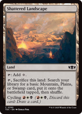 Paysage fracassé