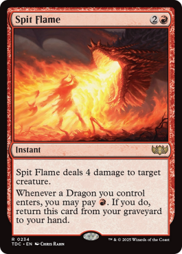 Cracher des flammes