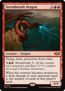 Dragon au souffle de tempête
