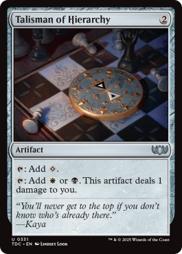 Talisman de hiérarchie
