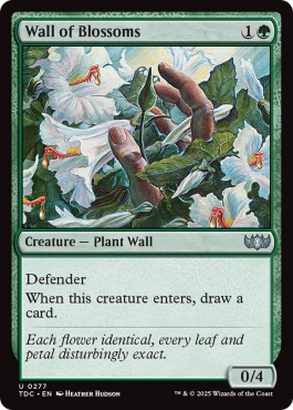 Mur de fleurs