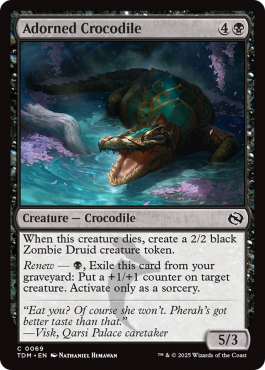 Crocodile paré