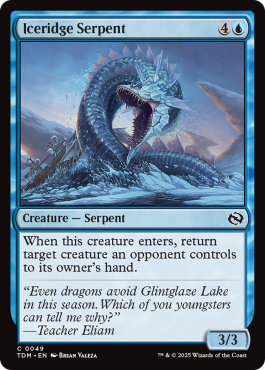 Serpent de crêteglace