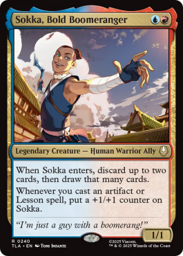 ** Sokka, Bold Boomeranger