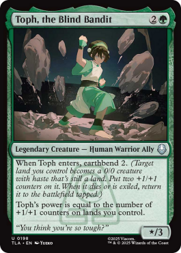 Toph, la Fripouille aveugle