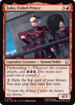 Zuko, prince exilé