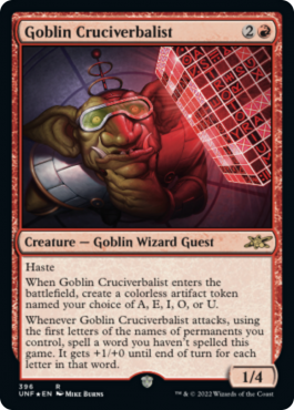  Goblin Cruciverbalist