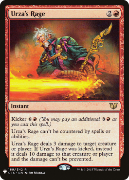 Rage selon Urza