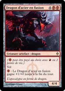 Dragon d'acier en fusion