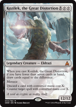 Kozilek, la Grande Distorsion