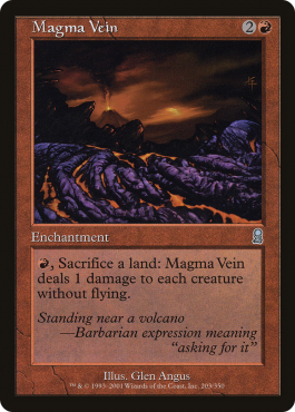 Veine de magma