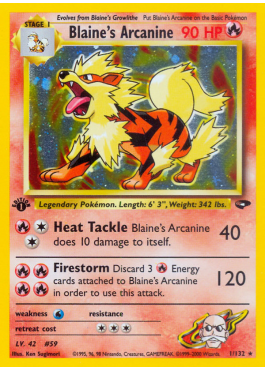 Blaine's Arcanine (G2 1)