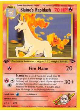 Blaine's Rapidash (G2 33)