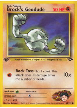 Brock's Geodude (G2 68)