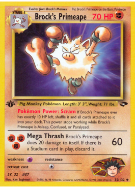 Brock's Primeape (G2 35)