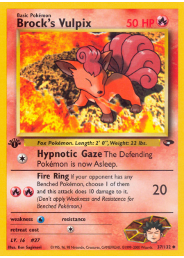 Brock's Vulpix (G2 37)