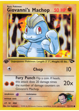 Giovanni's Machop (G2 72)