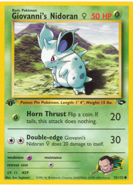 Giovanni's Nidoran ♀ (G2 75)