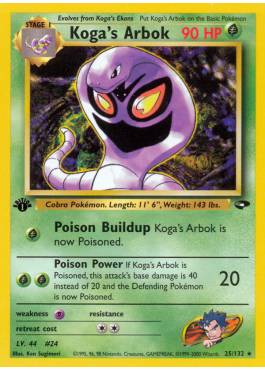 Koga's Arbok (G2 25)