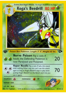 Koga's Beedrill (G2 9)