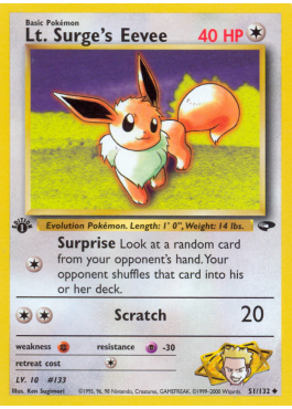 Lt. Surge's Eevee (G2 51)