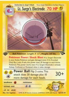 Lt. Surge's Electrode (G2 52)