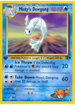 Misty's Dewgong (G2 54)