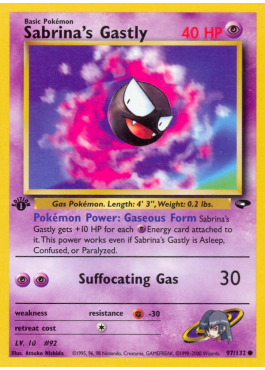 Sabrina's Gastly (G2 97)