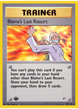 Blaine's Last Resort (G1 105)