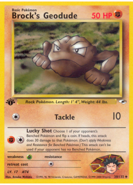 Brock's Geodude (G1 38)