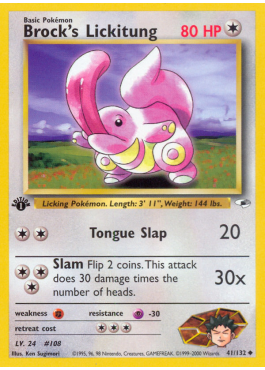 Brock's Lickitung (G1 41)