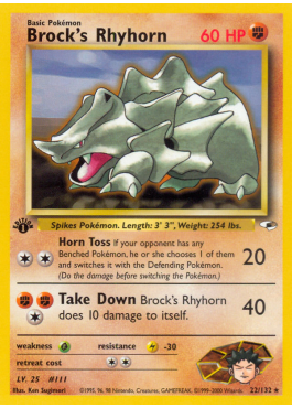 Brock's Rhyhorn (G1 22)