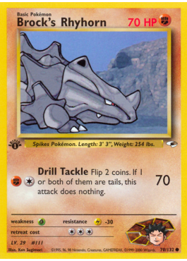 Brock's Rhyhorn (G1 70)