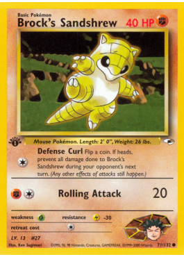 Brock's Sandshrew (G1 71)