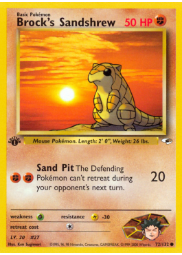 Brock's Sandshrew (G1 72)