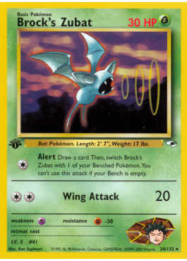 Brock's Zubat (G1 24)