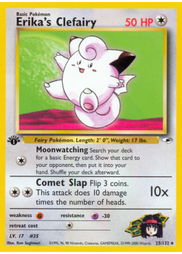 Erika's Clefairy (G1 25)