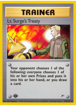 Lt. Surge's Treaty (G1 112)