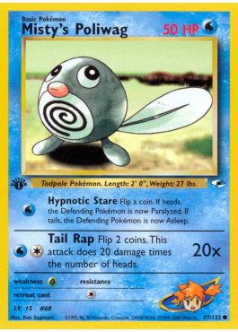 Misty's Poliwag (G1 87)