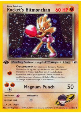 Rocket's Hitmonchan (G1 11)